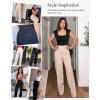 image:imagePopilush Work Pants for Women High Waisted Tummy Control Comfy Slimming Dress Pants with Pockets Business Casual OutfitsBlackpetite