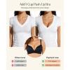image:imagePopilush Wireless Lace Bras for Women No Underwire Deep V Push Up Seamless Bralettes Comfortable T Shirt Bra 3D MoldedBlack