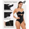 image:imagePopilush Swimsuit for Women Tummy Control  One Piece Bathing Suit with Removable Straps for BeachBlack