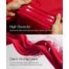 image:imagePopilush Swimsuit for Women Tummy Control  One Piece Bathing Suit with Removable Straps for BeachFiery Paprika Red