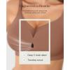 image:imagePopilush Wireless Bras for Women  Push Up Full Coverage Seamless Supportive Bra Mesh Crossover No Underwire TShirt BraletteBrown