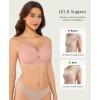 image:imagePopilush Wireless Bras for Women  Push Up Full Coverage Seamless Supportive Bra Mesh Crossover No Underwire TShirt BralettePink