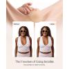 image:imagePopilush Nipple Covers  Silicone Reusable Sticky Bra Cute Cat Paw Shape Seamless Adhesive Bras with UltraThin EdgeCaramel