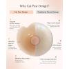 image:imagePopilush Nipple Covers  Silicone Reusable Sticky Bra Cute Cat Paw Shape Seamless Adhesive Bras with UltraThin EdgeCoco