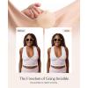 image:imagePopilush Nipple Covers  Silicone Reusable Sticky Bra Cute Cat Paw Shape Seamless Adhesive Bras with UltraThin EdgeCrme