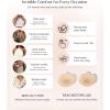 image:imagePopilush Nipple Covers  Silicone Reusable Sticky Bra Cute Cat Paw Shape Seamless Adhesive Bras with UltraThin EdgeCrme