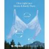 image:imagePopilush Bras for Women Lace Minimizer Underwire Bra Unlined Full Coverage with Comfortable Lift for Large BustBlue