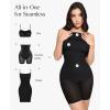 image:imagePopilush Club Dresses for Women Built in Bra Dress Tummy Control Shapewear Mini Cocktail Dress Party Date Night BodyconBlack