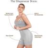 image:imagePopilush Club Dresses for Women Built in Bra Dress Tummy Control Shapewear Mini Cocktail Dress Party Date Night BodyconGrey