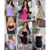 image:imagePopilush Club Dresses for Women Built in Bra Dress Tummy Control Shapewear Mini Cocktail Dress Party Date Night BodyconLight Blue