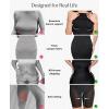 image:imagePopilush Maxi Dresses For Women With Shapewear Sleeveless Backless Ribbed Casual Dress Built In BraGrey