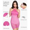 image:imagePopilush Maxi Dresses For Women With Shapewear Sleeveless Backless Ribbed Casual Dress Built In BraPink