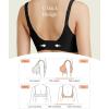 image:imagePopilush Push Up Bra No Underwire Wireless Seamless Bralettes with Support Comfortable Minimizer Bras for WomenBlack