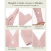 image:imagePopilush Push Up Bra No Underwire Wireless Seamless Bralettes with Support Comfortable Minimizer Bras for WomenPink