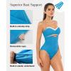 image:imagePopilush Swimsuit for Women Tummy Control  One Piece Bathing Suit with Removable Straps for BeachVibrant Azure Sky