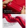 image:imagePopilush Tummy Control One Piece Swimsuit for Women Shapwear Mock Neck Zip Up Swimwear Slimming Bathing Suit Padded OutfitsRed