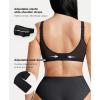 image:imagePopilush Minimizer Bra for Women Lace Unlined Full Coverage Underwire Bra with Side Support Everyday Bra for Large BustBalck