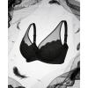 image:imagePopilush Minimizer Bra for Women Lace Unlined Full Coverage Underwire Bra with Side Support Everyday Bra for Large BustBalck