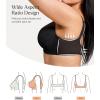 image:imagePopilush Minimizer Bra for Women Lace Unlined Full Coverage Underwire Bra with Side Support Everyday Bra for Large BustBalck