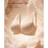 image:imagePopilush Minimizer Bra for Women Lace Unlined Full Coverage Underwire Bra with Side Support Everyday Bra for Large BustBeige