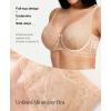 image:imagePopilush Minimizer Bra for Women Lace Unlined Full Coverage Underwire Bra with Side Support Everyday Bra for Large BustBeige