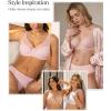 image:imagePopilush Minimizer Bra for Women Lace Unlined Full Coverage Underwire Bra with Side Support Everyday Bra for Large BustPink