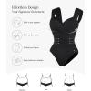 image:imagePopilush Shapewear Bodysuits for Women  Corset Tank Tops with Built in Bras Sleeveless Ruched Cute Going Out OutfitsBlack