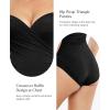 image:imagePopilush Shapewear Bodysuits for Women  Corset Tank Tops with Built in Bras Sleeveless Ruched Cute Going Out OutfitsBlack