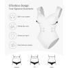 image:imagePopilush Shapewear Bodysuits for Women  Corset Tank Tops with Built in Bras Sleeveless Ruched Cute Going Out OutfitsWhite