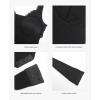 image:imagePopilush Black Lace Bodysuit Tummy Control Modal Soft V Neck Sleeveless Lace Layered Bra Bodysuit Going Out Tops