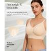 image:imagePopilush Bralettes for Women with Support Full Coverage Wireless Minimizer Bras Push Up Seamless Bra with Removable PadsAskin