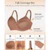 image:imagePopilush Bras for Women No Underwire Full Support Push Up Bralette Everyday Comfort