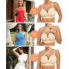 image:imagePopilush Bras for Women Support Push Up Bralettes Full Coverage No Underwire Seamless Comfortable Everyday Bras BlackSkin M
