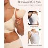 image:imagePopilush Bras for Women Support Push Up Bralettes Full Coverage No Underwire Seamless Comfortable Everyday Bras Drak BrownSkin M
