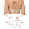 image:imagePopilush Comfortable Bras for Women  Wireless Bra Seamless Bralette Full Coverage Deep V Leopard Print Bra Everyday Bras