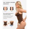 image:imagePopilush Corset Bodysuit Built in Bra  V Neck Bodysuits for Women Tummy Control Thong Shapewear Concert Outfits Club TopsBrown