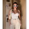 image:imagePopilush Corset Bodysuit Built in Bra  V Neck Bodysuits for Women Tummy Control Thong Shapewear Concert Outfits Club TopsWhite
