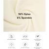image:imagePopilush Jumpsuits for Women BuiltIn Bra Square Neck Ribbed Bodycon Workout Seamless Leggings White