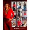 image:imagePopilush Long Sleeve Bodysuit for Women Tummy Control Shapewear Bodysuit with Built in Bra RedTag ThremalBrown