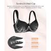 image:imagePopilush Minimizer Bras for Women Full Coverage Plus Size Unlined Underwire T Shirt Seamless Bra for Large BreastsBlack