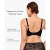 image:imagePopilush Minimizer Bras for Women Full Coverage Push Up Lace Bra Supportive with Underwire for Everyday WearBlack