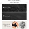 image:imagePopilush Minimizer Bras for Women Full Coverage Push Up Lace Bra Supportive with Underwire for Everyday WearBlack