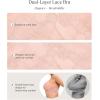 image:imagePopilush Minimizer Bras for Women Full Coverage Push Up Lace Bra Supportive with Underwire for Everyday WearPink