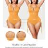 image:imagePopilush One Piece Swimsuit Women Tummy Control Shapewear Bathing Suits Full Coverage Swim Suits Builtin BraOrange