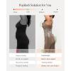 image:imagePopilush Satin Dress for Women Shapewear Slimming Backless Midi Dress Ruched Bodycon for Cocktail PartyBronze