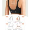image:imagePopilush Seamless Bras for Women  Wireless Comfortable Push Up Bralettes Full Coverage Support Bra Deep V Minimizer BrasBlack