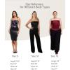 image:imagePopilush Tank Tops with Built in Bras  Corset Tops for Women Sleeveless Camisole Shapewear Tube for Going OutBlack