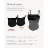 image:imagePopilush Tank Tops with Built in Bras  Corset Tops for Women Sleeveless Camisole Shapewear Tube for Going OutBlack