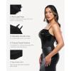 image:imagePopilush Tank Tops with Built in Bras  Corset Tops for Women Sleeveless Camisole Shapewear Tube for Going OutBlack