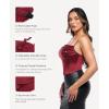 image:imagePopilush Tank Tops with Built in Bras  Corset Tops for Women Sleeveless Camisole Shapewear Tube for Going OutRed
